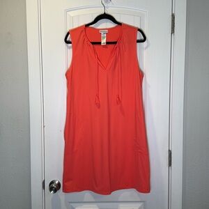 Tommy Bahama Coral Sleeveless Swim Coverup Dress